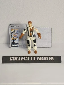GI Joe 1988 ARAH Blizzard V1 #02cc1 con tarjeta de archivo - Imagen 1 de 5