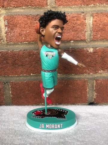 Ja Morant Memphis Grizzlies Throwback Jersey Exclusive Bobblehead FOCO Cover