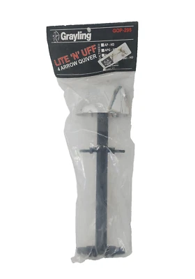 Grayling Lite 'N' Uff 4 Arrow Quiver: RealTree APS AP Snow Camouflage: NOS VHTF - Image 1 of 4