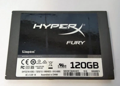 Kingston Hyper X Fury SATA  120GB SHFS37A/120G Solid State Drive - Image 1 of 3