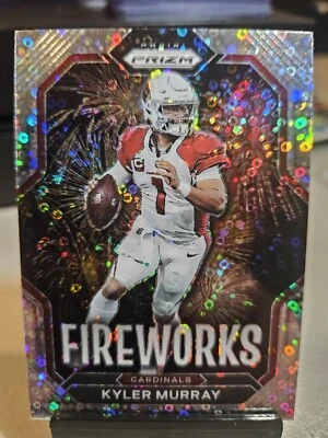 Kyler Murray 2022 Prizm Fireworks No Huddle Silver Disco Prizm SP #F-6 Cardinals - Image 1 of 2