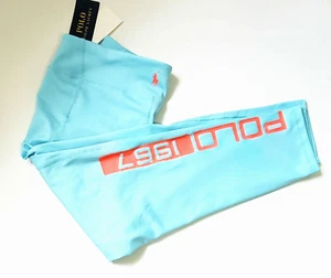 Polo Ralph Lauren Blue Big Girl's L (12-14) Logo Stretch Jersey Legging $45 NEW - Picture 1 of 3