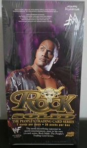 Rocky Maivia The "Rock Solid" Sealed Trading Cards Box, Dwayne Johnson, 2000 WWF - Picture 1 of 8