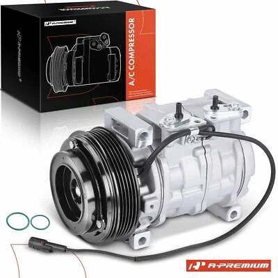 AC Compressor with Clutch for Suzuki Aerio 2002 2003-2007 2.0L 2.3L 9520065DE0 - Image 1 of 4