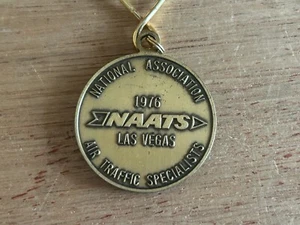 Air Traffic Specialist Fob Keyring 1976 NAATS Vegas Minuteman Bicentennial Vtg - Picture 1 of 20