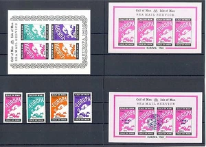 ENGLAND LOCAL ST. = CALF OF MAN = 1965 -EUROPA- 4 ST. + 3 Bl. ** @11 - Picture 1 of 1