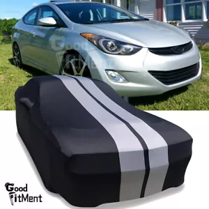 For Hyundai Elantra Coupe Full Car Cover Stretch Satin Scratch Dustproof Indoor - Foto 1 di 10