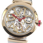 BVLGARI Le chair LUP33SG Skeleton 18K Pink Gold Automatic Ladies Watch_715565