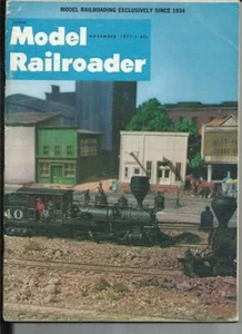 Model Railroader Nov 1971 CP Observation Car Edgebrook Commuter Shelter Drawings - Picture 1 of 1