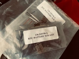 PANASONIC CMOS BATTERY 136-245558-A RTC BATTERY SUB ASS TOTAL 4 - Picture 1 of 3