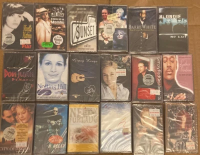 Various 1980's / 90's / 00's Cassette Tapes / Albums All New And Still Sealed - Image 1 of 2