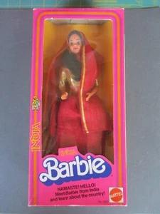 NIB, 1981 in Box International INDIAN BARBIE Doll, INDIA - Picture 1 of 10