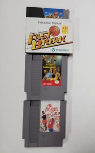Hoops, All-Pro Basketball & Magic Johnson's Fast Break - 3 Nintendo (NES) Games - Picture 1 of 6