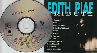 EDITH PIAF Tribute (CD 1993) Donna Summer Corey Hart Pat Benatar Leon Russell+ - Image 1 of 2
