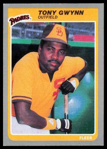 1985 Fleer #34 Tony Gwynn San Diego Padres