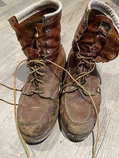 Thorogood American Heritage 8” Moc Toe Work Boots Brown Size 12 EE