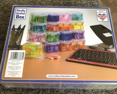 Really Useful Box 16 Storage Organisers 0.14 Litre - Color: Bright-NIP - Image 1 of 4