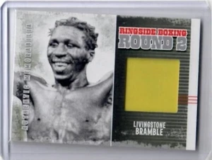 Carta baule 2011 Ringside Rotonda Due Livingston Bramble indossata da combattimento/78 argento - Foto 1 di 2