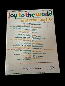 Joy To The World And Other Big Hits - Wörter Akkorde Noten Liedbuch - Big 3 - Bild 1 von 3