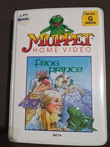 Jim Henson's Muppet Home Video, Frog Prince, Betamax (not VHS) - RARE - Picture 1 of 16