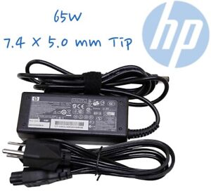 Genuine HP 2000 Series Notebook Laptop AC Adapter Charger Power Cord 65W 7.4mm