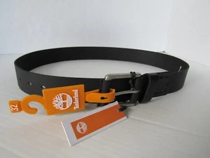 Timberland schwarzer klassischer Ledergürtel für Herren 32 neu mit Etikett - Bild 1 von 6
