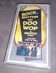 "ROCK RHYTHM & DOO WOP THE GREATEST SONGS FROM EARLY ROCK N ROLL VHS new - Picture 1 of 2