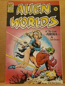 ALIEN WORLDS #2 w/autograph by Dave Stevens, Pacific Comics, 1983