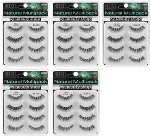5 Ardell Demi Wispies MultiPack Black 20 Pairs Fashion Lash False Lashes 61494 - Picture 1 of 1
