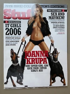 Stuff Magazine February 2006 #75 Joanna Krupa Cover It Girls Jessica Alba Sienna - Picture 1 of 2
