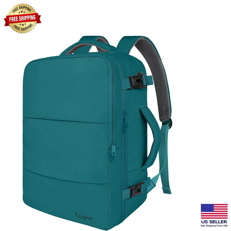 可转换 35L 随身背包 带 USB 充电 - 适用于旅行和大学 — 第 1/4 张图片