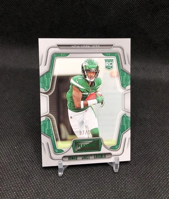 2022 Playbook Ahmad “SAUCE” Gardner /10 GREEN FOIL COLOR MATCH SSP RC No. 128 📈 - Image 1 of 4