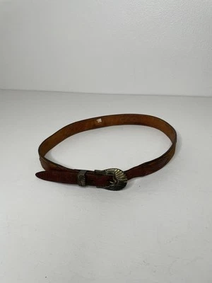 Cinturón Western de Cuero Nocona para Mujer Marrón Dos Tonos Cuero Superpuesto Talla en Fotos Foto 1 de 4