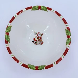 Christopher Radko Letters to Santa Large Serving Bowl 2011 Home for The Holidays - Picture 1 of 3