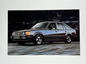 1983 Ford 4-Door Escort - Vintage Car Dealer Postcard - Bild 1 von 2