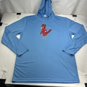 MLB St. Louis Cardinals Hooded Long-Sleeve Pullover Shirt - Adult Size XL - New - Picture 1 of 6
