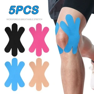 5Pcs Waterproof Precuts Kinesiology Tape  for Fitness Running - Picture 1 of 15