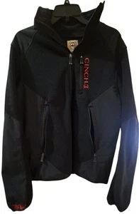 Cinch Black Jacket Mens Size L Red Cowboy Accents Coat Pendleton Round-up Rodeo - Picture 1 of 8