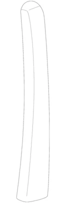 Genuine Ford Upper Molding 1L2Z-78255A34-AAA - Image 1 of 4