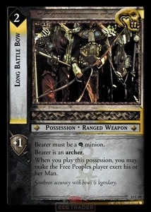 LOTR TCG 11C89 Long Battle Bow Shadows - Picture 1 of 1