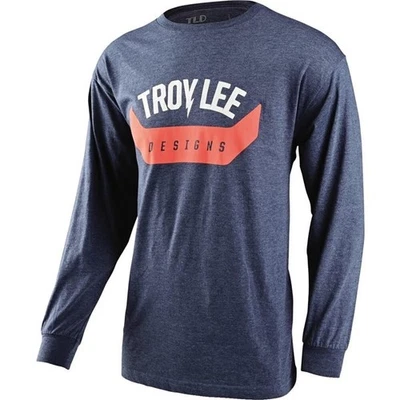 Troy Lee Designs Arc Long Sleeve Tee | Navy Blue | Sz XXL - Image 1 of 4