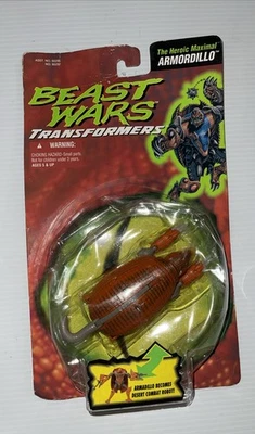 Figura Armordillo De Colección Transformers Beast Wars Nueva 1995 Kenner Caja Dañada Foto 1 de 4