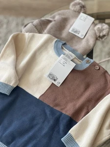 Baby Boy Sweater And Hat Set H&M US 12M - Picture 1 of 4