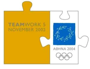 TRABAJO EN EQUIPO 5 - JUEGOS OLÍMPICOS DE ATENAS 2004 - PIN INTERNO #47 - Imagen 1 de 1