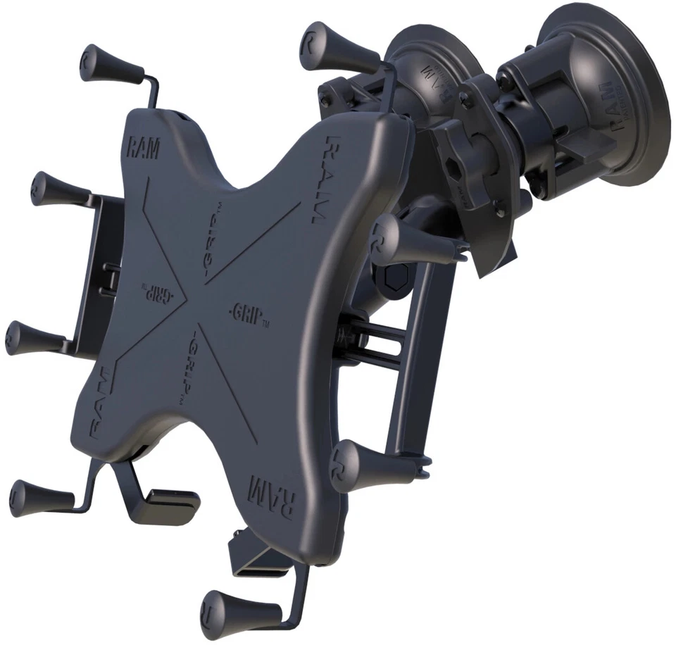 RAM X-Grip Universal 12" Tablet Double Suction Cup Mount RAM-B-189-PIV1-UN11U - Image 1 of 1