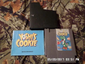 Yoshi's Cookie w/ Instruction Manual (Nintendo NES Game) - Picture 1 of 1