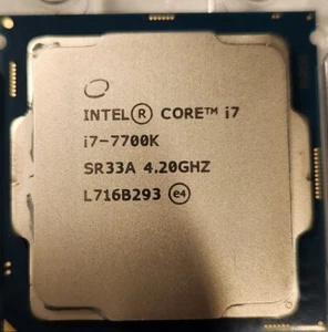 Intel Core i7-7700K 4.5 GHz 4 Cores Desktop CPU Processor( i7 7700K ) - Bild 1 von 1