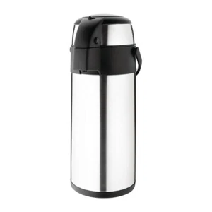 Olympia Pump Action Airpot 5L 445X172mm Stainless Steel Teapot Infuser - Picture 1 of 6