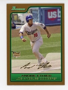 2006 Bowman Draft Picks & Prospects #BDP49 Andre Ethier Gold NM