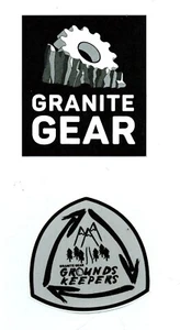 GRANITE GEAR BACKPACKS/DAY PACKS/TACTICAL GROUNDS KEEPERS LOGO STICKER DECAL NEW - Picture 1 of 5
